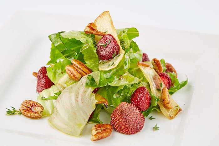 Escarole Roasted Strawberries