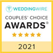 WeddingWire Couples' Choice Awards 2021 badge