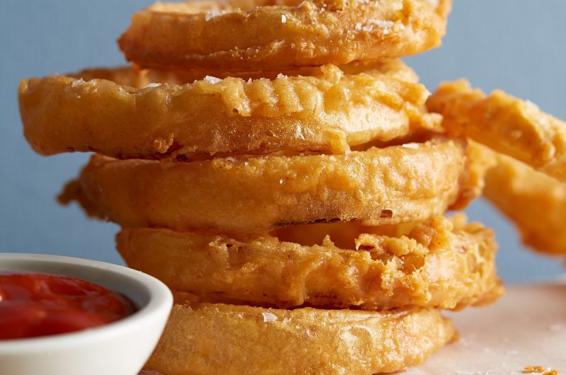 Beer-Battered Onion Rings