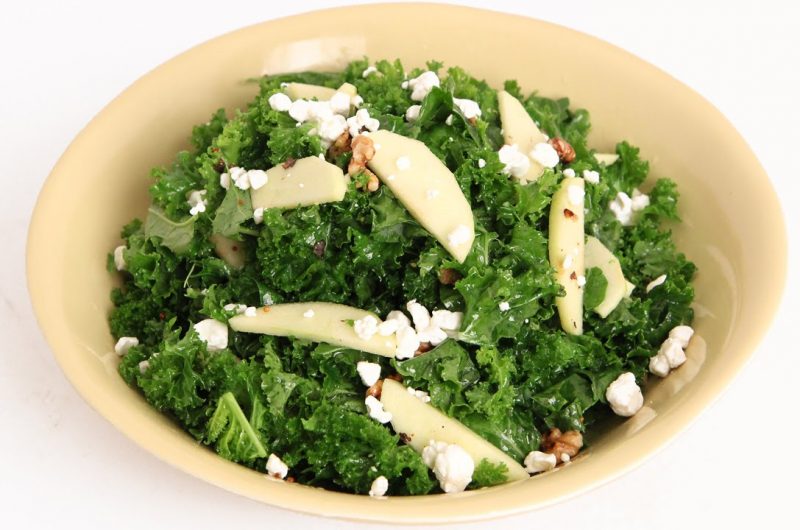 Kale, Apple, and Walnut Salad by Laura Vitale