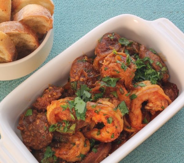 Shrimp and Chorizo Tapas